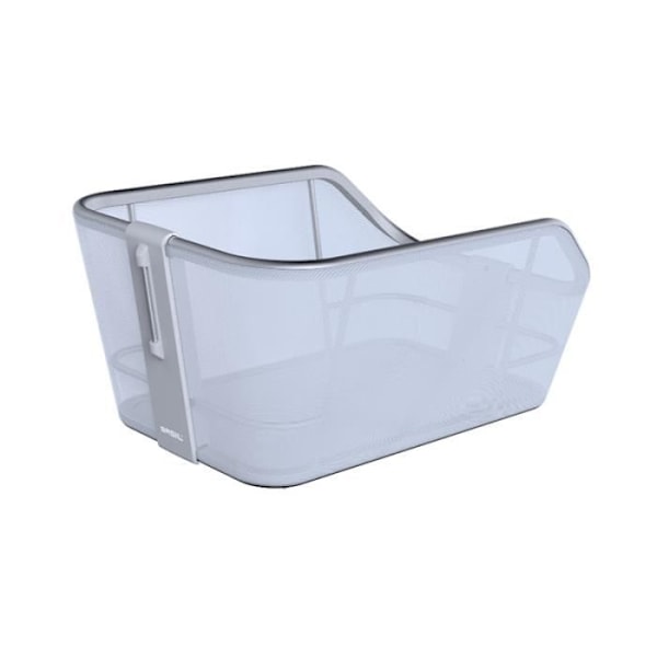 Basil Cento Tech Fiber WLS aluminium bakkorg 21L - blå/silver - unisex Blå/silver