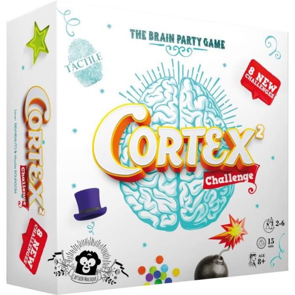 Zygomatics | Cortex 2: Utmaning | Brädspel | Från 8 år | 2 till 6 spelare | 15 minuter Utmaning 2