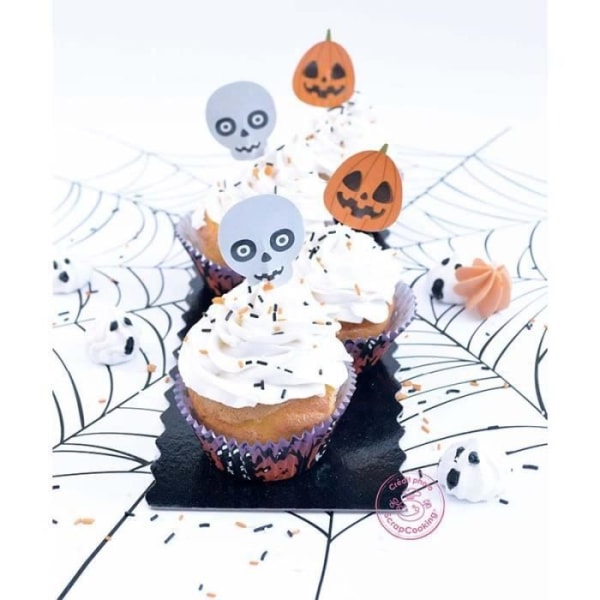 Halloween dekoration kit för 24 cupcakes