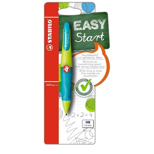 Porte-mine - STABILO - EASYergo 1.4 - Ergonomisk - Högerhänt - Turkos/ljusgrön turkos/ljusgrön