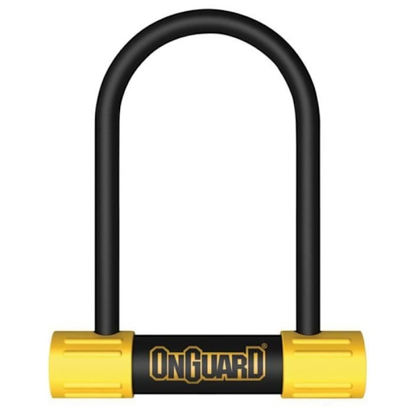 Onguard Bulldog Mini 8013 U-Lock i härdat stål med dubbellagersgummi - Svart