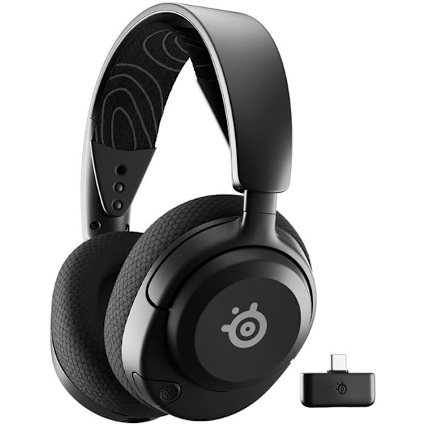 Spelheadset - STEELSERIES - Arctis Nova 5 - Trådlös - Över örat - Inbyggd mikrofon Svart