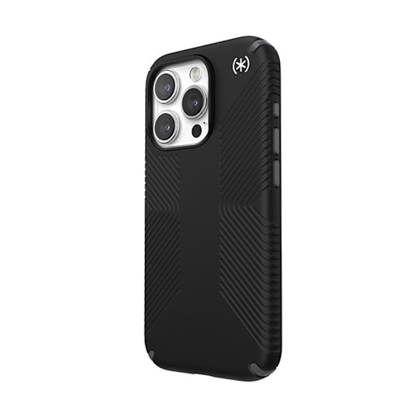 Speck Presidio2 Grip Magsafe - Fodral för iPhone 15 Pro (Svart / Grå skiffer / Vit)