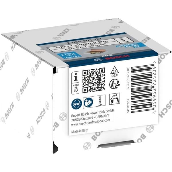 Insats för krimpning - BOSCH - E50 CU - 50 mm² - Koppar - Elektrisk skydd ja