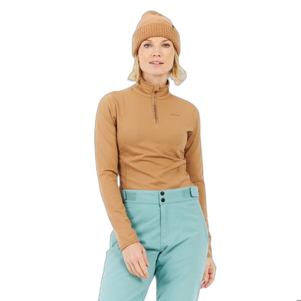 Damsouspull 1/4 zip Protest Refabriz - teddy brown teddy brun XXL