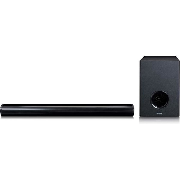 Ljudstång - Lenco - SBW-800 - Bluetooth 5.0 - 2 x 20W RMS - Extern subwoofer Svart