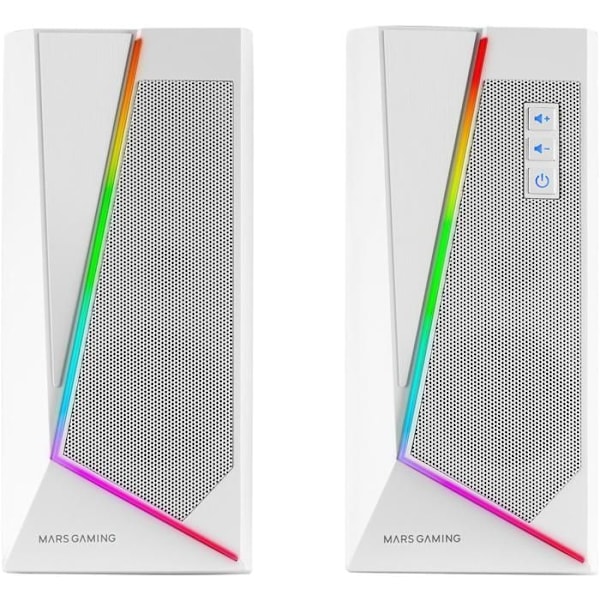 RGB-högtalare - Mars Gaming - MS7 - Bluetooth 5.0 - Jack 3.5 - DSP-ljud 20W Vit