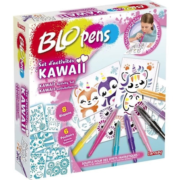 LANSAY - BLOPENS® - Kawaii Activity Set - Fantasy Markers - Från 5 år