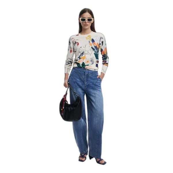 Damepull Desigual Lacroix råvara S
