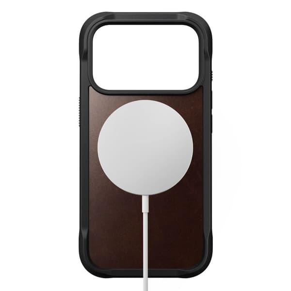 Robust läderfodral - NOMAD - iPhone 17 Pro - Rustik Brun - Horween Läder - Optimal skydd Rustik brun