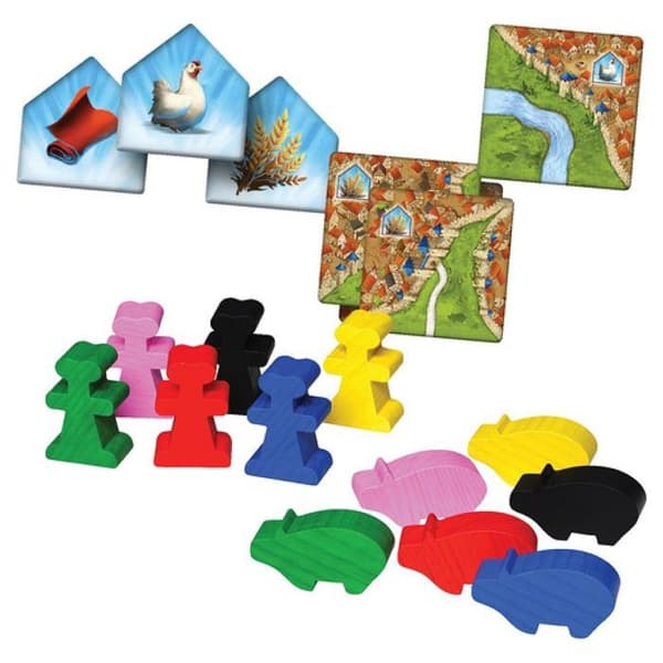 Strategispel Asmodee Carcassonne Utvidgning 2 Handelsmän och Byggare