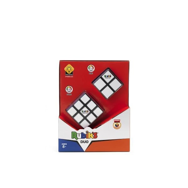 Rubik's Cube Duo Box 3x3 + 2x2 - RUBIK'S - Pusselspel för barn och vuxna Flerfärgad