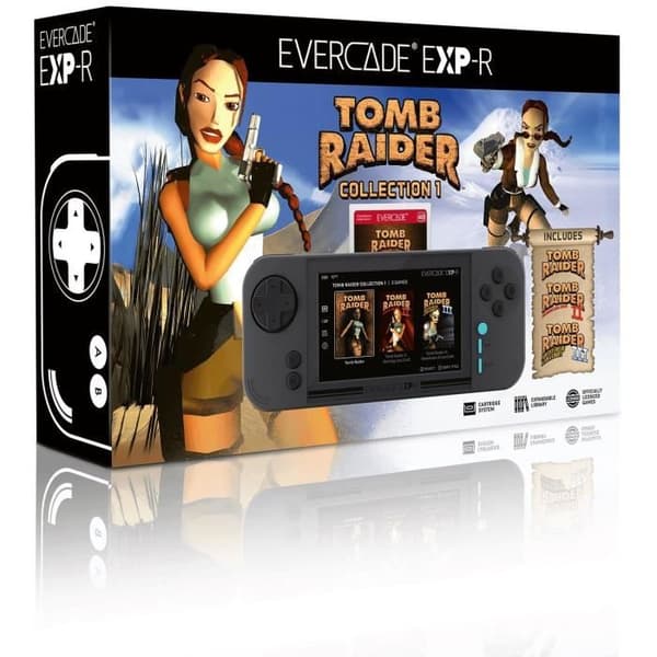 Retrogaming Console Pack - Evercade EXP-R Tomb Raider 1-2-3