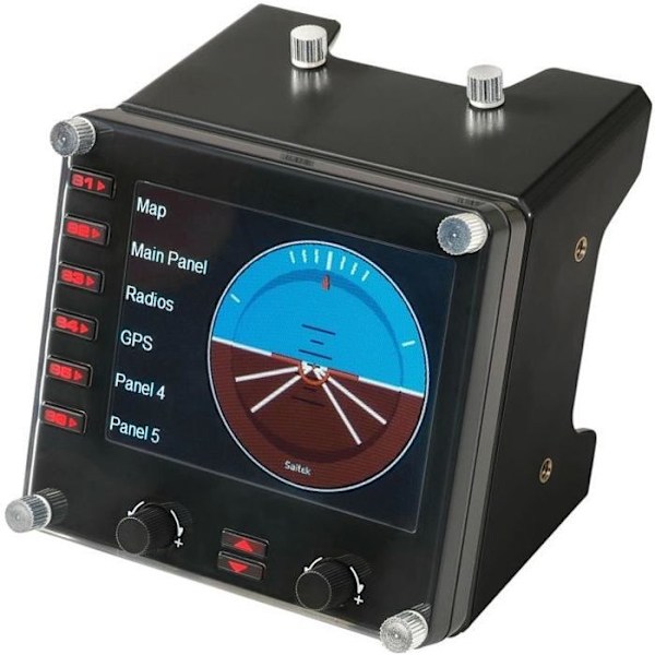 Pro Flight instrumentpanel - Saitek från Logitech Svart