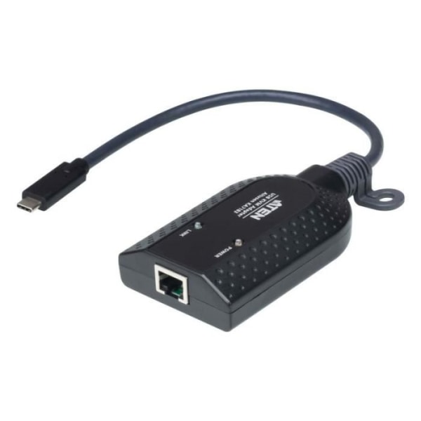 USB-C KVM-adapter - Svart - Stöd för virtuella enheter - USB-C-gränssnitt - KVM-enhetstyp