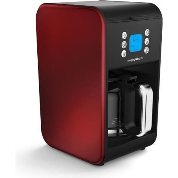 MORPHY RICHARDS Accents Refresh filter kaffebryggare - 12 koppar - 900 W - Röd