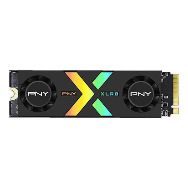 PNY - CS3150 XLR8 Gaming EPIC-X RGB - Intern SSD-hårddisk - 1TB - M.2 NVMe - RGB Kylfläns (M280CS3150XHS-1TB-RB)