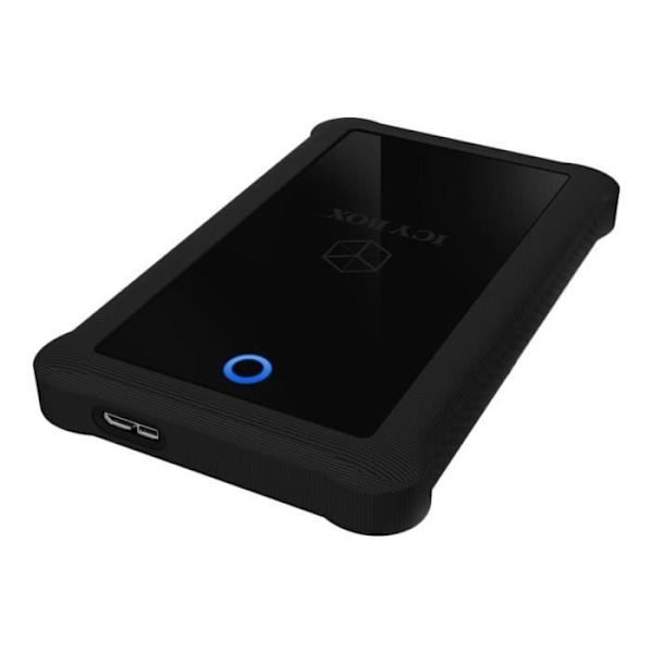 RAIDSONIC ICY BOX IB-233U3-B externt hölje - 2,5" - eSATA 6Gb/s - USB 3.0 - Svart