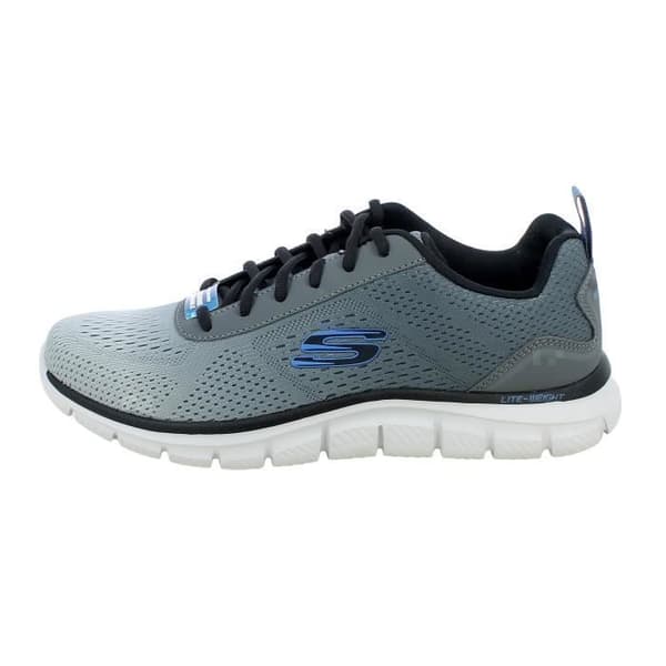 Sneaker - SKECHERS - Track Ripkent - Grå - Spetsar - Textil - Vuxen Grå 45
