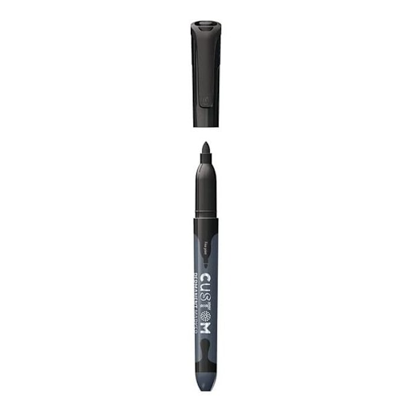 Markör - Outplånlig - Permanent - Svart - Fin spets 1mm - Maped Custom Svart