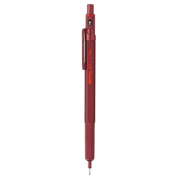 rOtring 600 Mekanisk penna röd, 0,7 mm