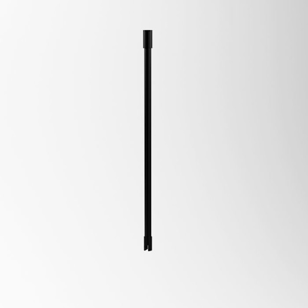 Fäststång - MyShowerRoom - 60cm - Mattsvart - Glas - Klippbar Matte svart