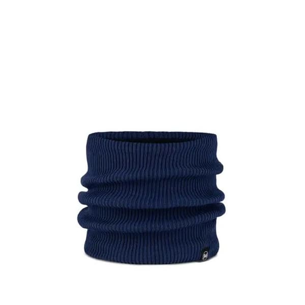 Stickad halsduk & fleece Buff Renvi midnatt