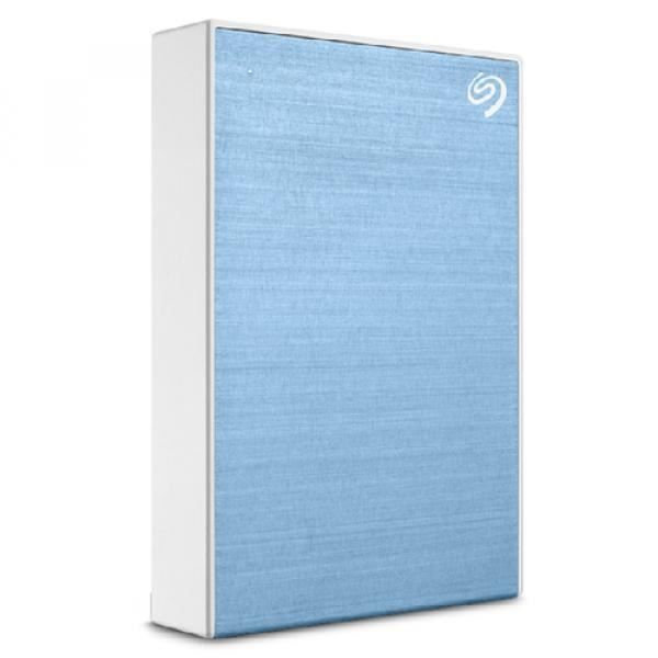 Seagate One Touch STKZ4000402 - Hårddisk - 4 TB - extern (bärbar) - USB 3.0 - ljusblå - med Seagate Rescue Data