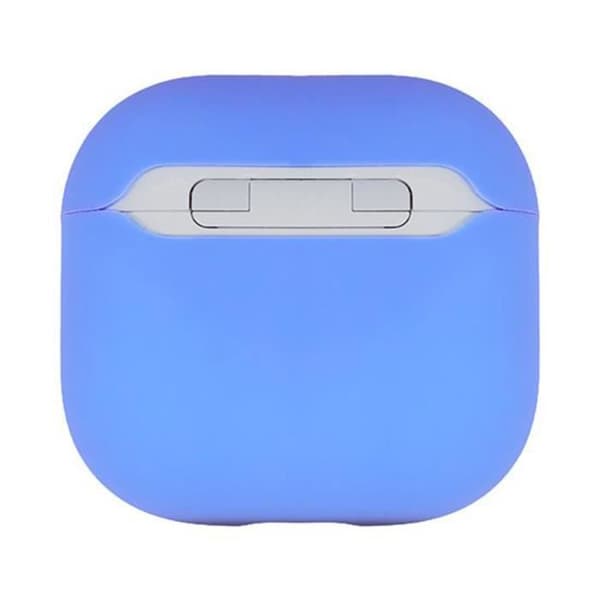 Skydd för AirPods 4 - Decoded - Stötsäker silikon - LED-indikator - Blå - Optimalt skydd Blå