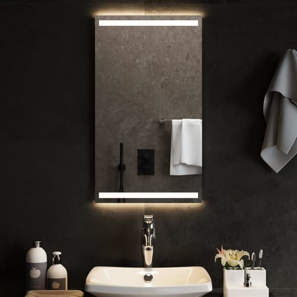 vidaXL LED Badrumsspegel 40x70 cm