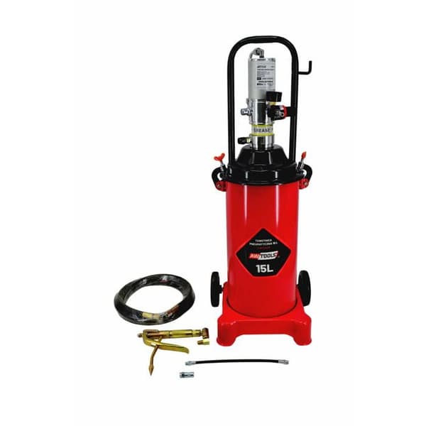 Pneumatisk smörjpistol AWTOOLS, 12 liters behållare