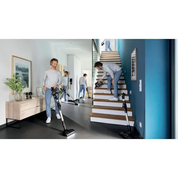 BOSCH BBS712A Obegränsad 7 sladdlös multifunktionsdammsugare - 2:a batteri för utökad autonomi
