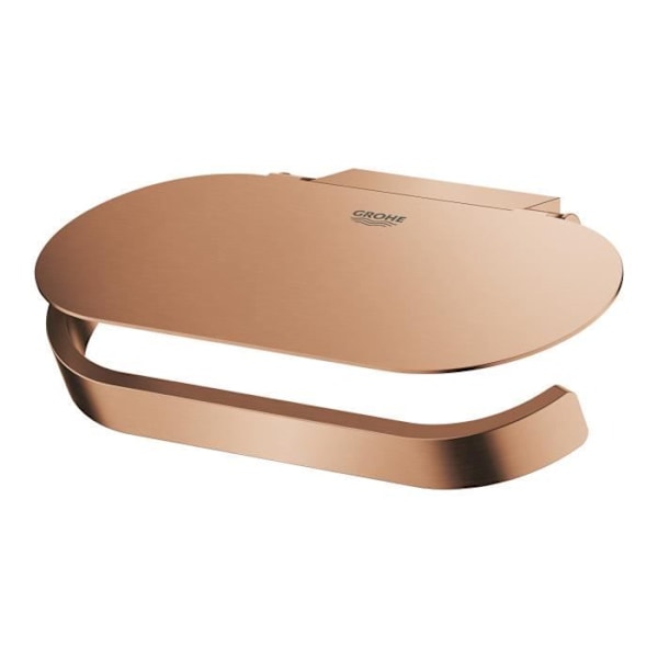 Grohe Selection Väggmonterad toalettpappershållare i metall med lock, Borstad Warm Sunset (41069DL0)