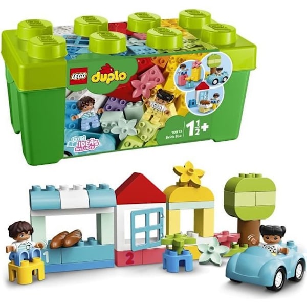 LEGO® 10913 DUPLO Classic Byggsatsen Brick Box med förvaring, pedagogisk leksak för spädbarn från 1 år och uppåt Flerfärgad