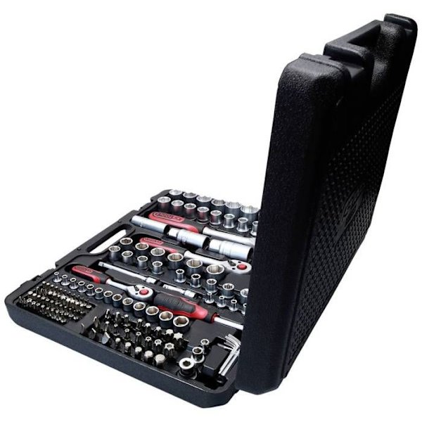 KS Tools Sockel och bitssats 195st 1/4" + 3/8" + 1/2" 917.0795