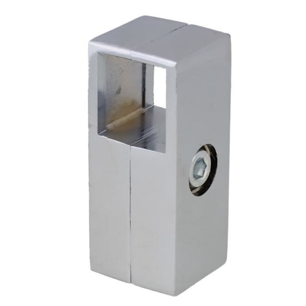 Fyrkantig rörkoppling - BQLZR - 2-vägs - Aluminiumlegering - För rör 25 mm - Färg grå