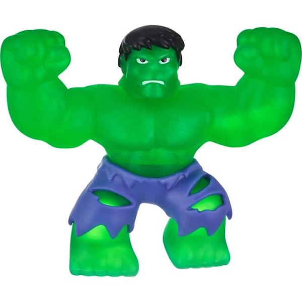 Hulk S3 statyett - Älgleksaker - 11 cm - Goo Jit Zu Marvel - Grön och blå grönt och blått