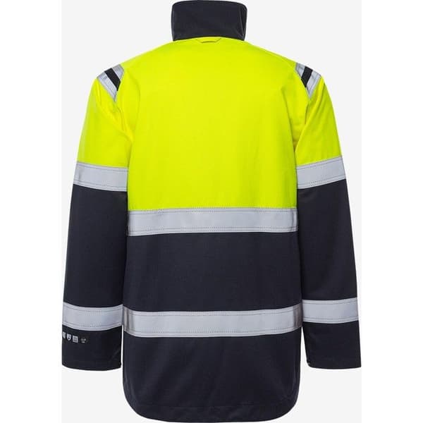 Reflekterande väst klass 2 Fristads 4176 ATHS - Gul - L gul hög synlighet/marinblå