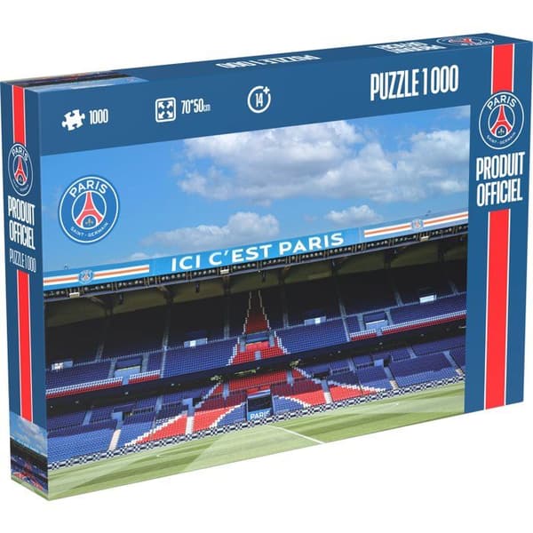 Pussel 2D - MEGABLEU - Paris Saint Germain - 1000 bitar - Från 14 år