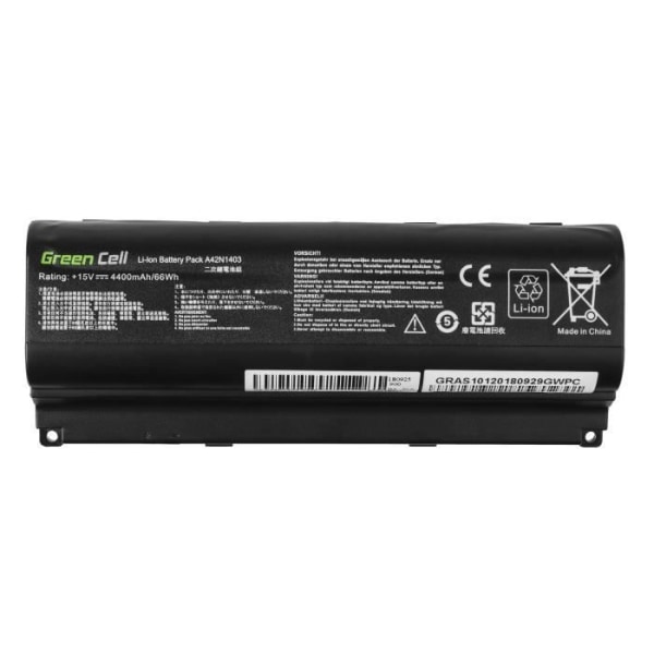 Gröncellsbatteri ASUS A42N1403 A42NI403 A42Nl403 för ASUS ROG G751 G751J G751JL G751JM G751JT G751JY GFX71 GFX71J GFX71JY G751JL