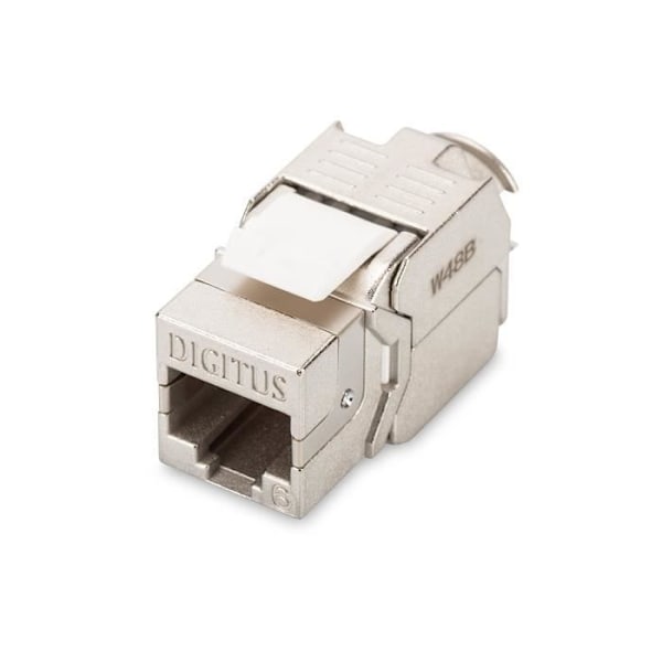 Keystone-modul - DIGITUS - Cat 6A skärmad 250MHz - Grå