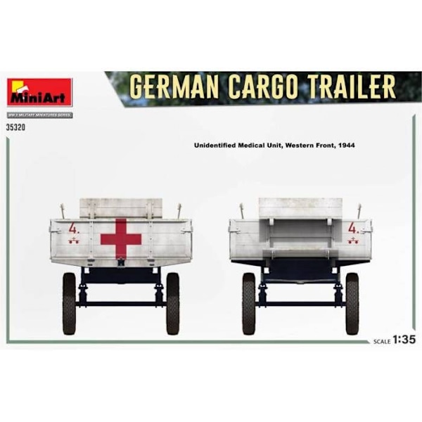 MiniArt - Modell Tysk Lastvagn Miniart 35320 1/35 Modell Stridsvagn Promo - Ref: 12781