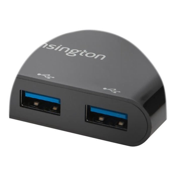 USB Hub - KENSINGTON - CH1000 - 4 USB 3.1-portar - USB Typ C - Extern - Svart