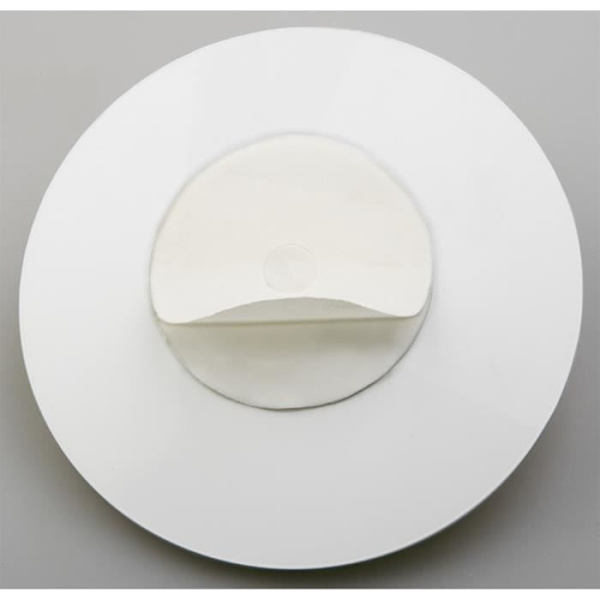 WENKO Självhäftande väggmonterad förstoringsspegel, förstoringsspegel x3, Plast, ø12 cm, Förkromad