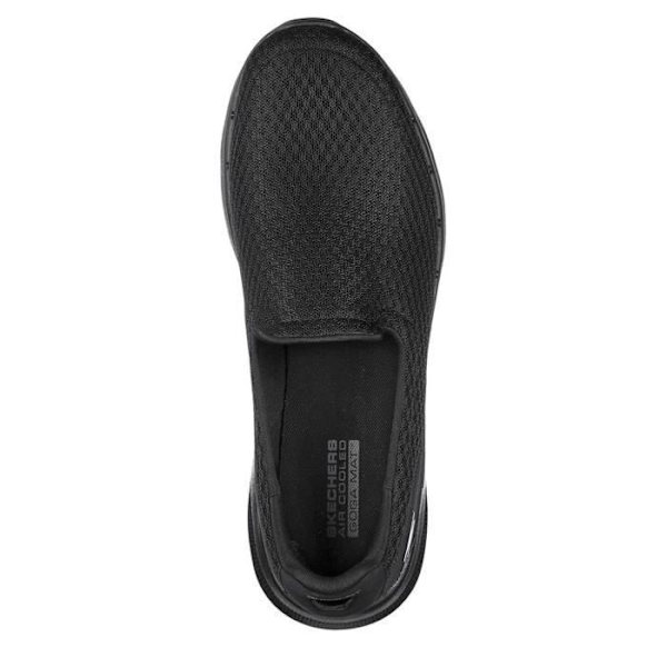 Slip-On Skor - Skechers - W Quick Fit - Mesh Ovandel - ULTRA GO® Dämpning - Maskintvättbar Svart 41