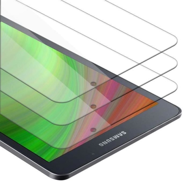 Cadorabo 3x skyddsglas för Samsung Galaxy Tab A 2016 (7,0" Zoll) SM-T280N i HÖGT TRANSPARENT härdat härdat skärmglas