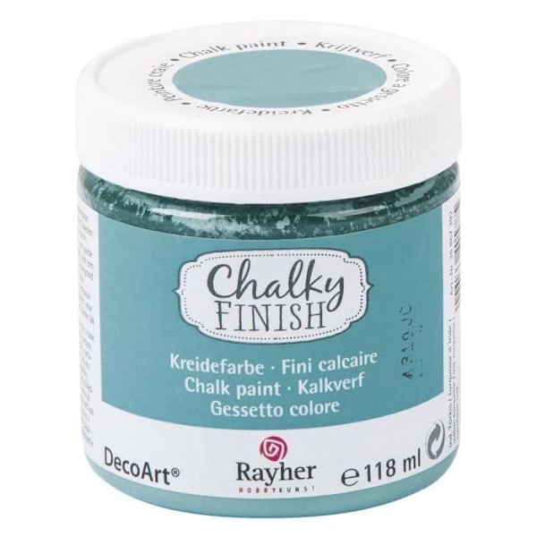 Kritfärg (Chalky Finish) - Indisk turkos - 118 ml - Rayher Bleu