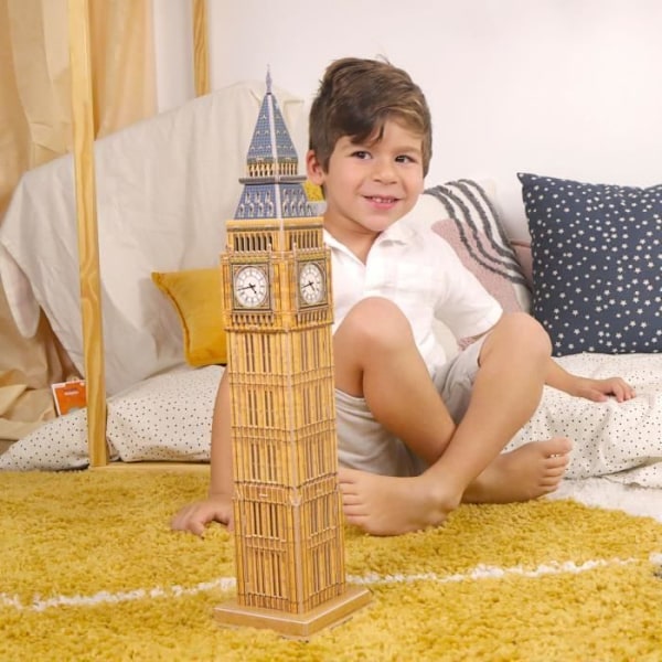 Pussel 3D - EXPLORA - Big Ben - 44 bitar - Från 5 år - Lätt att sätta ihop