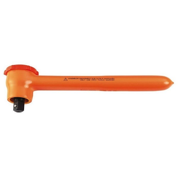 FACOM S.151AVSE 1000V isolerad spärr - 1/2" fyrkant - Säkerhetsfärgkod - Orange