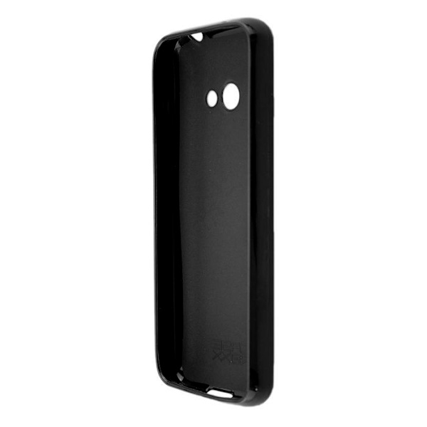 Mjukt TPU-skal för Alcatel 3088 / 3088X, stöttåligt, lätt och flexibelt – svart färg Svart